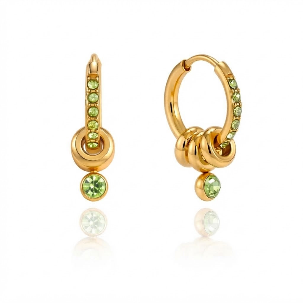 Brincos Cristal Gold