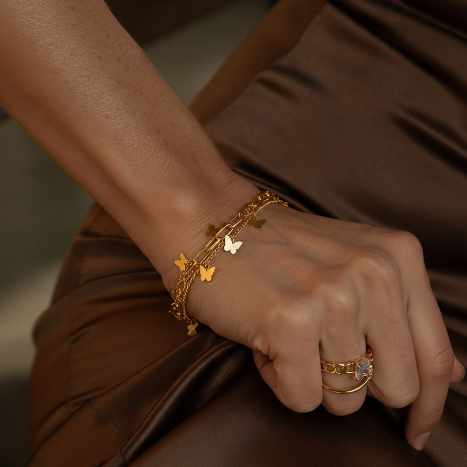 Pulseira Butterfly Dupla