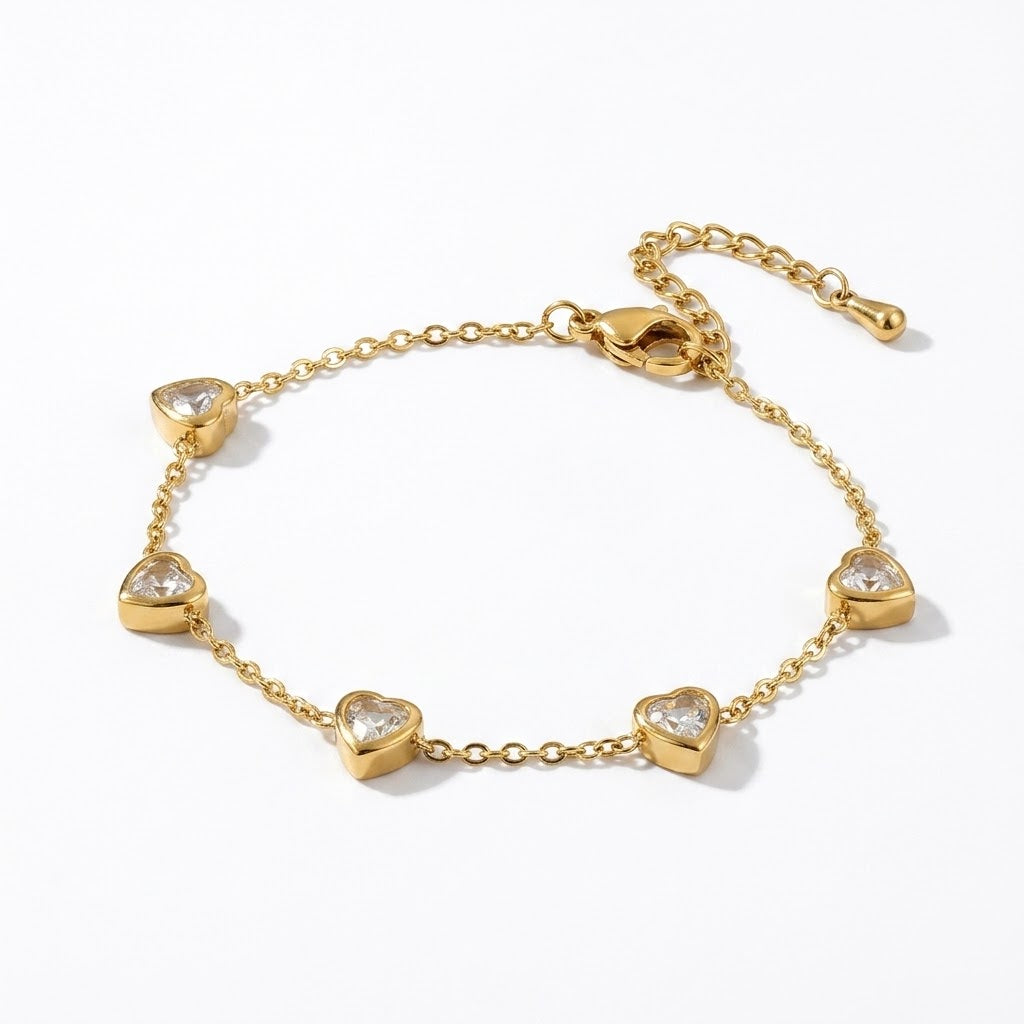 Pulseira Corações Ligados