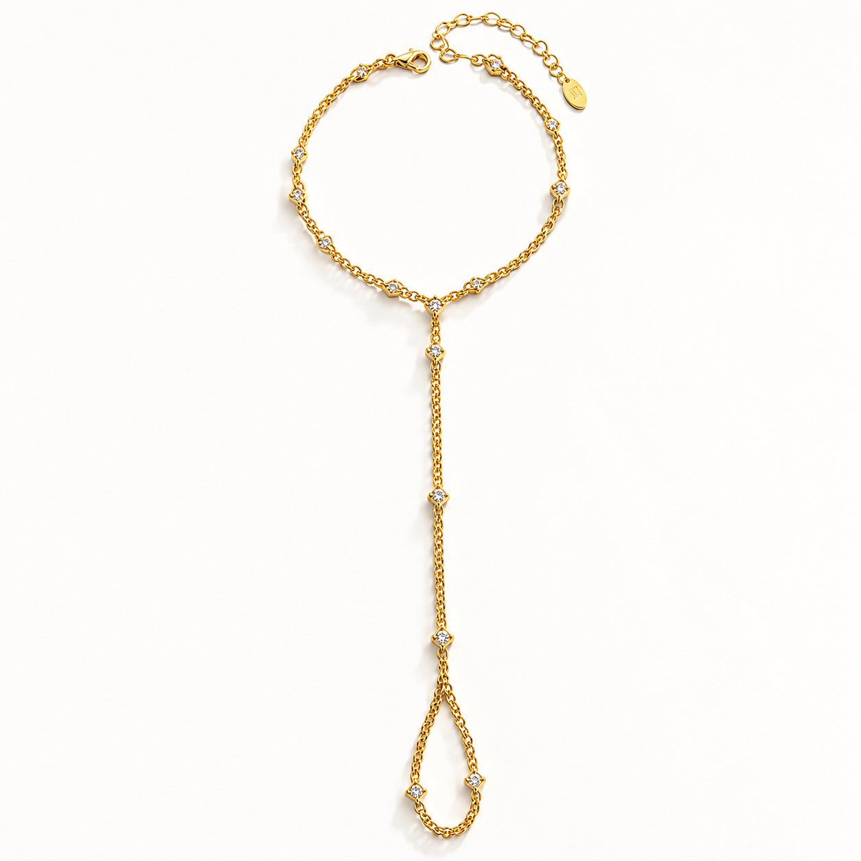 Pulseira de Mão C/ Brilhantes