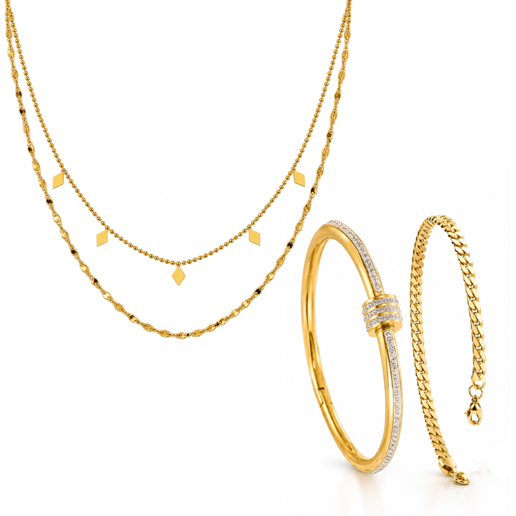 Conjunto Europe Dourado