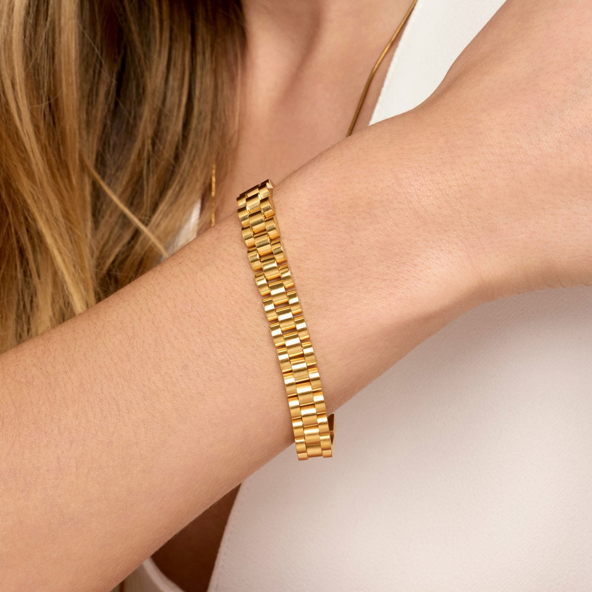 Pulseira Glamour Fine Dourada