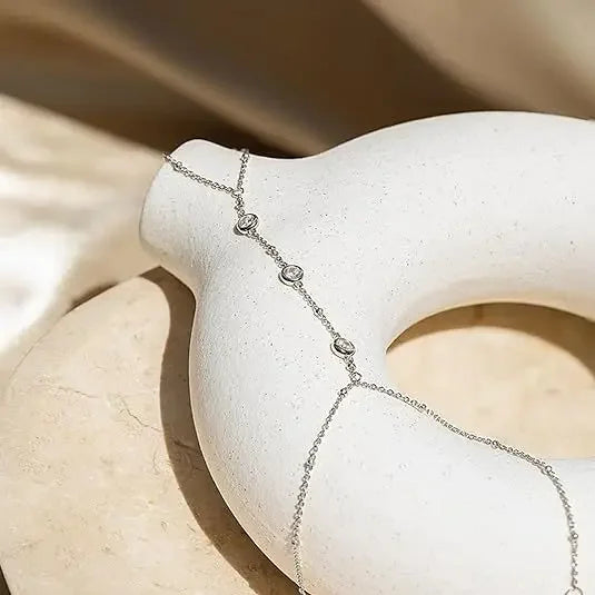 Pulseira de Mão C/ Brilhantes