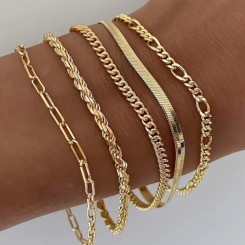 Conjunto 5 Pulseiras Essential
