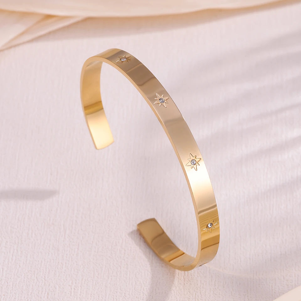 Conjunto 3 Braceletes Gold Luxe