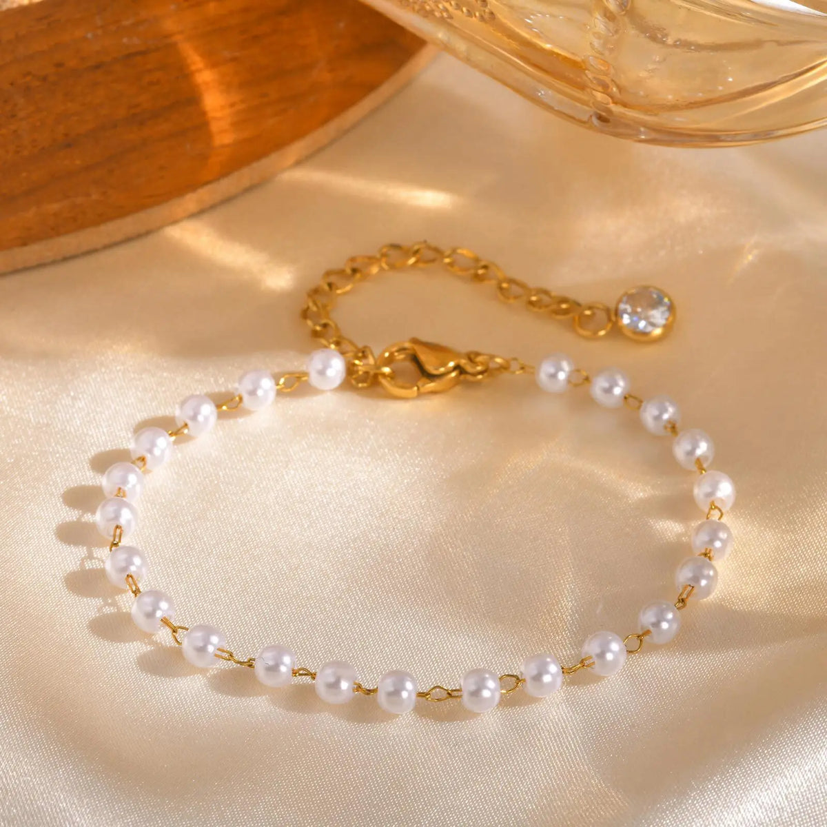 Pulseira Perolas Luz