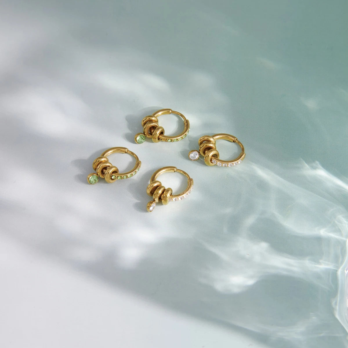 Brincos Cristal Gold