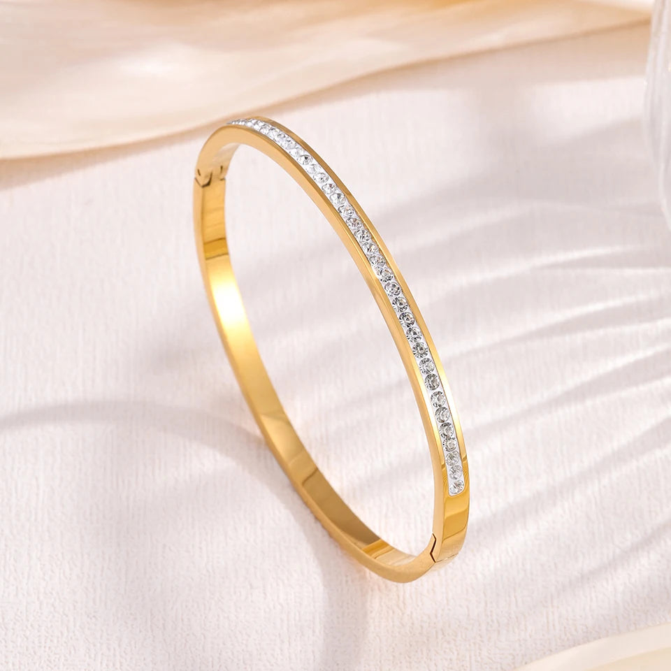 Conjunto 3 Braceletes Gold Luxe