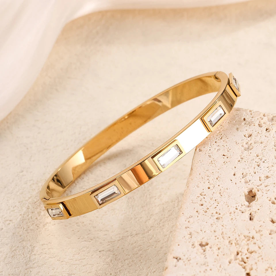 Conjunto 3 Braceletes Gold Luxe