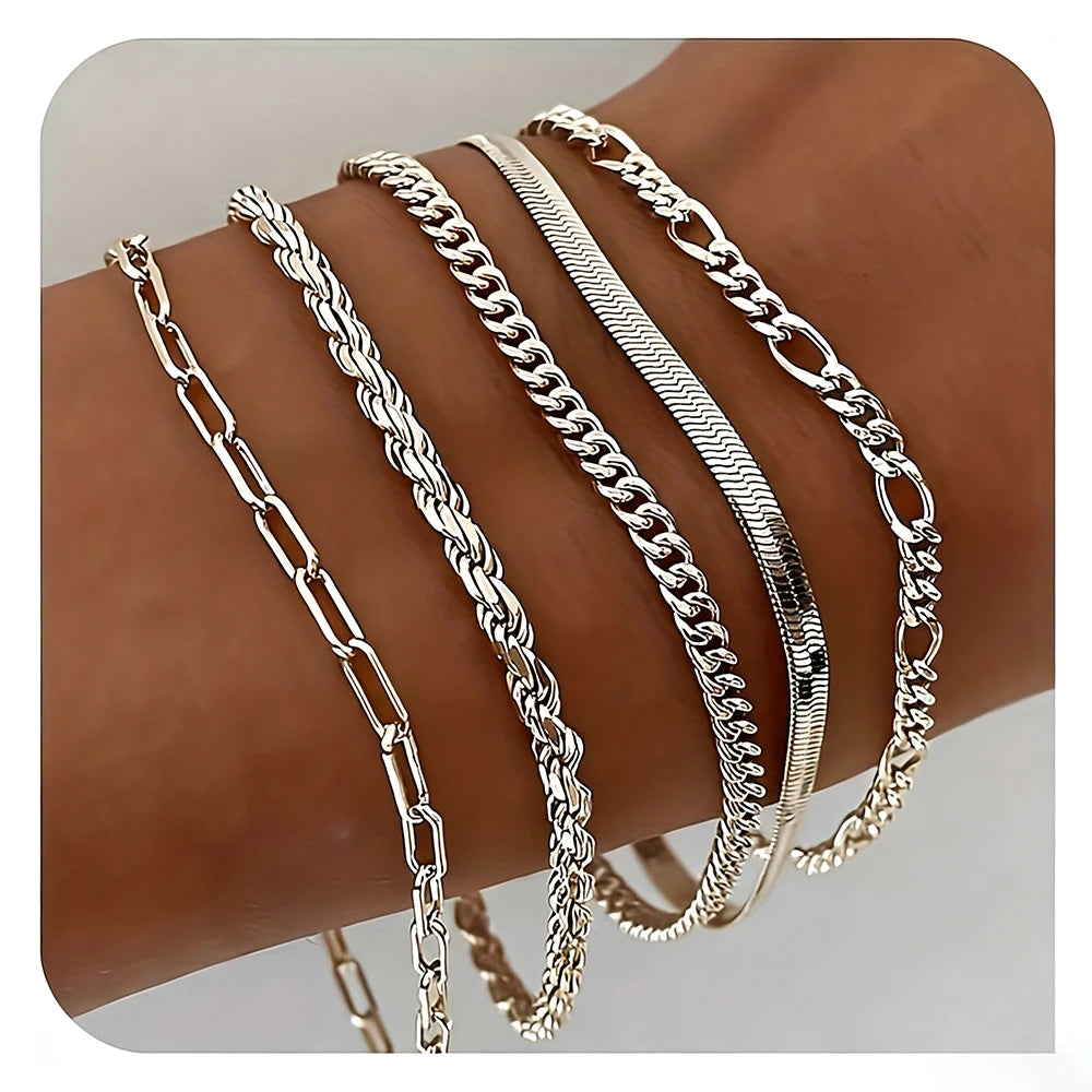 Conjunto 5 Pulseiras Essential