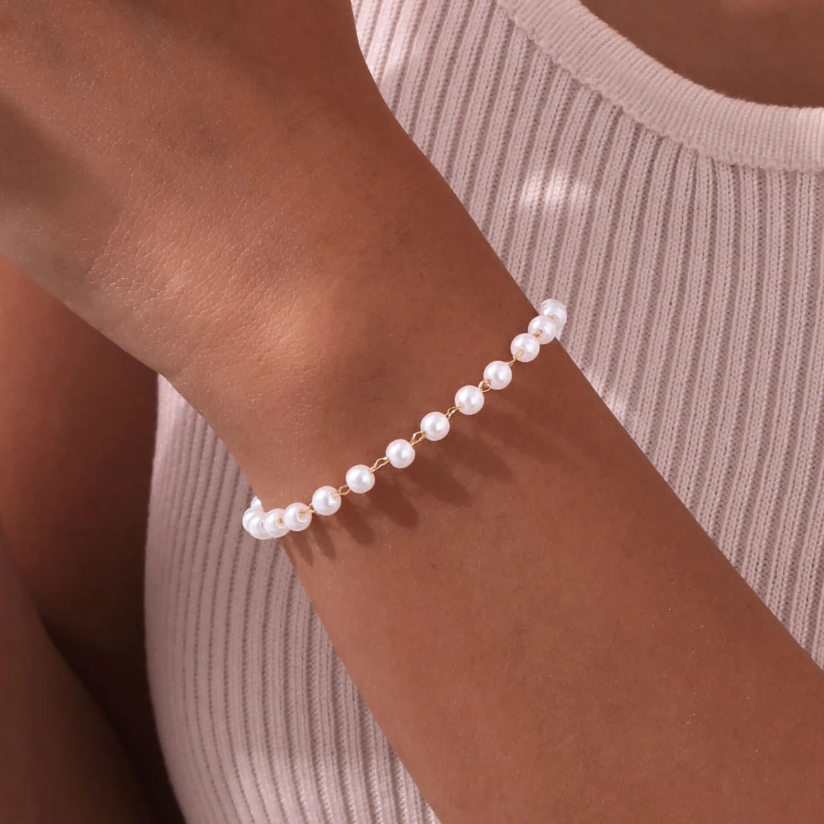 Pulseira Perolas Luz