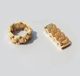 Personalidade redonda contas anel banda pequeno cristal claro zircão à prova dwaterproof água anéis de ouro aço inoxidável simples granular jóias finas
