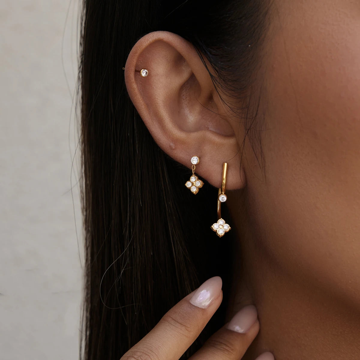 Conjunto 3 Brincos Minimal