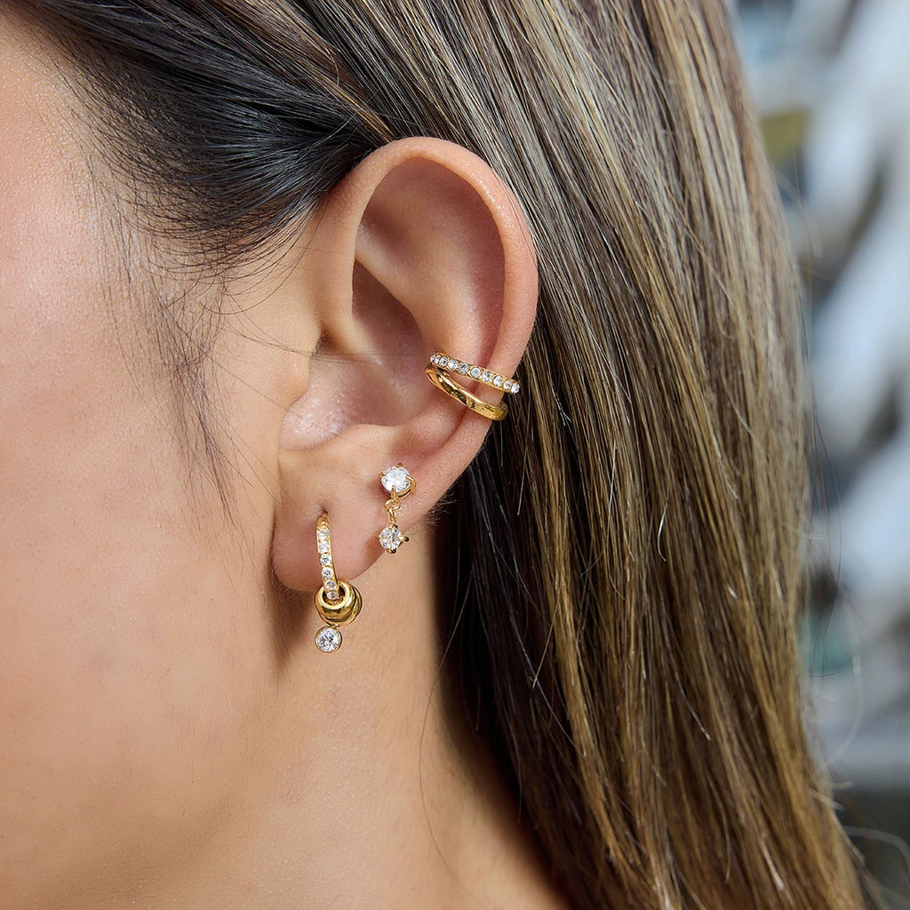 Brincos Cristal Gold