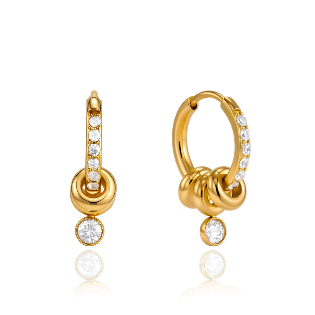 Brincos Cristal Gold