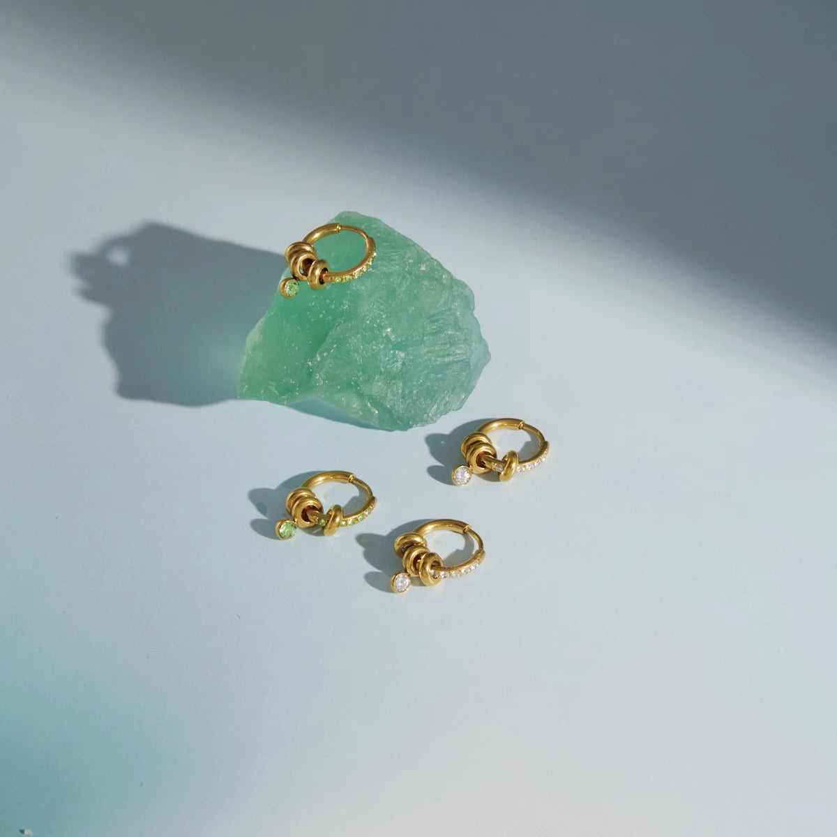 Brincos Cristal Gold