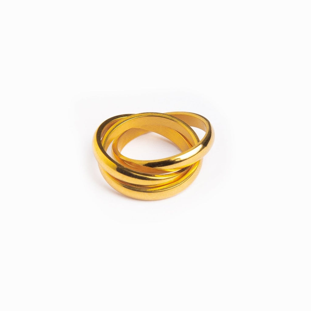 Anel Trindad Gold