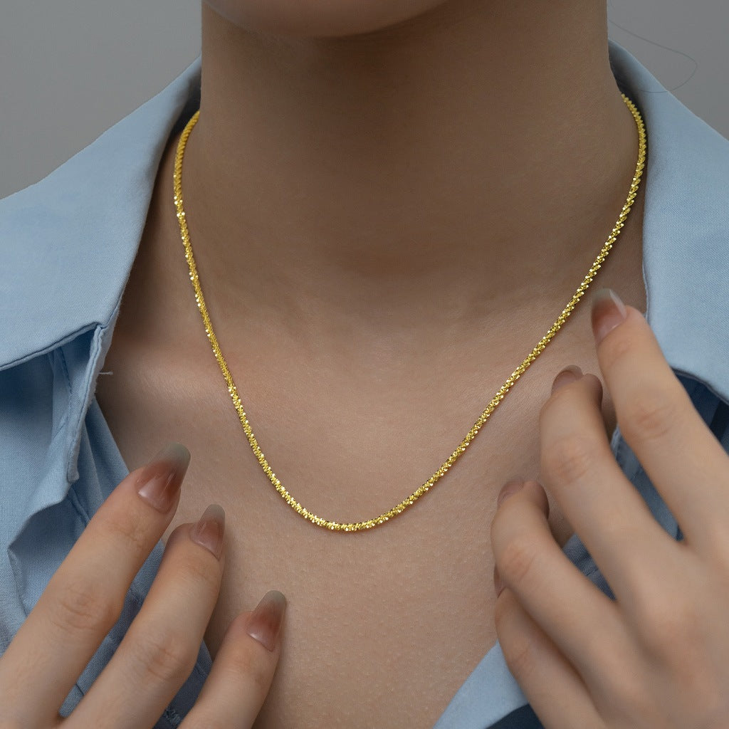 Colar Basic Brilhante Dourado