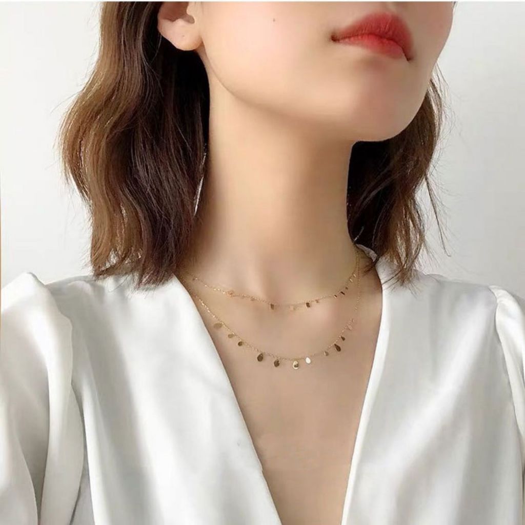 Colar Éther Dourado