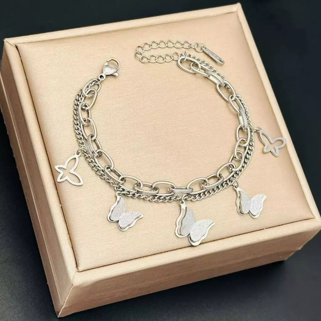 Pulseira Butterfly Dupla
