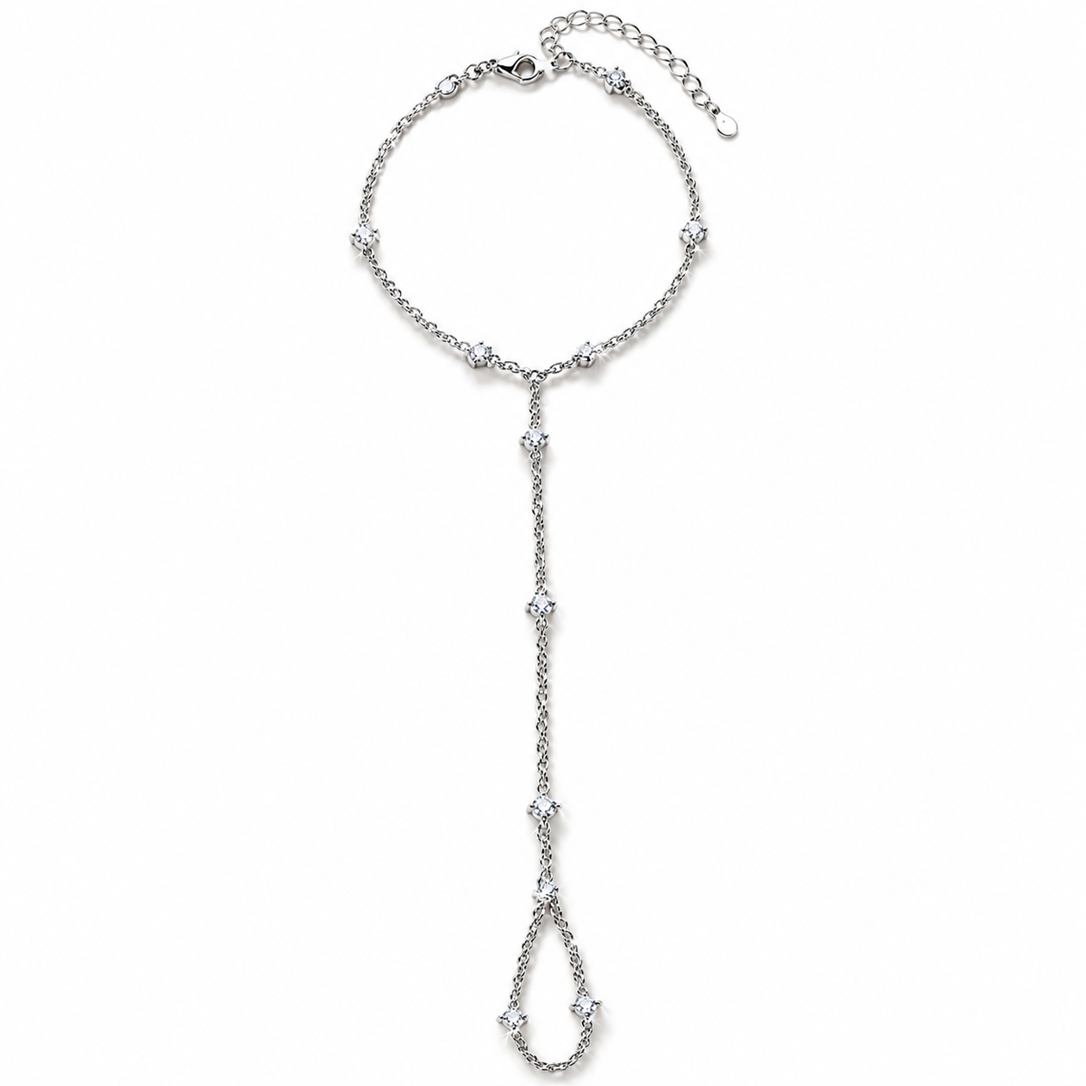 Pulseira de Mão C/ Brilhantes