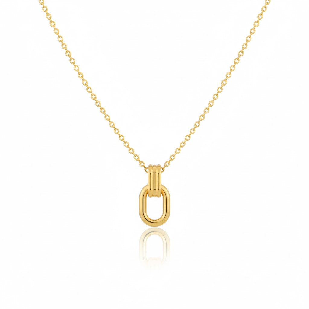 Colar Elyse c/ Pingente Dourado (Até aqui)