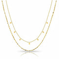 Colar Europe Duplo Dourado