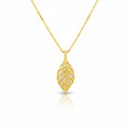 Colar Livia Folha de Ouro
