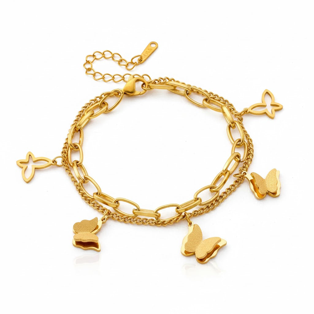 Pulseira Butterfly Dupla