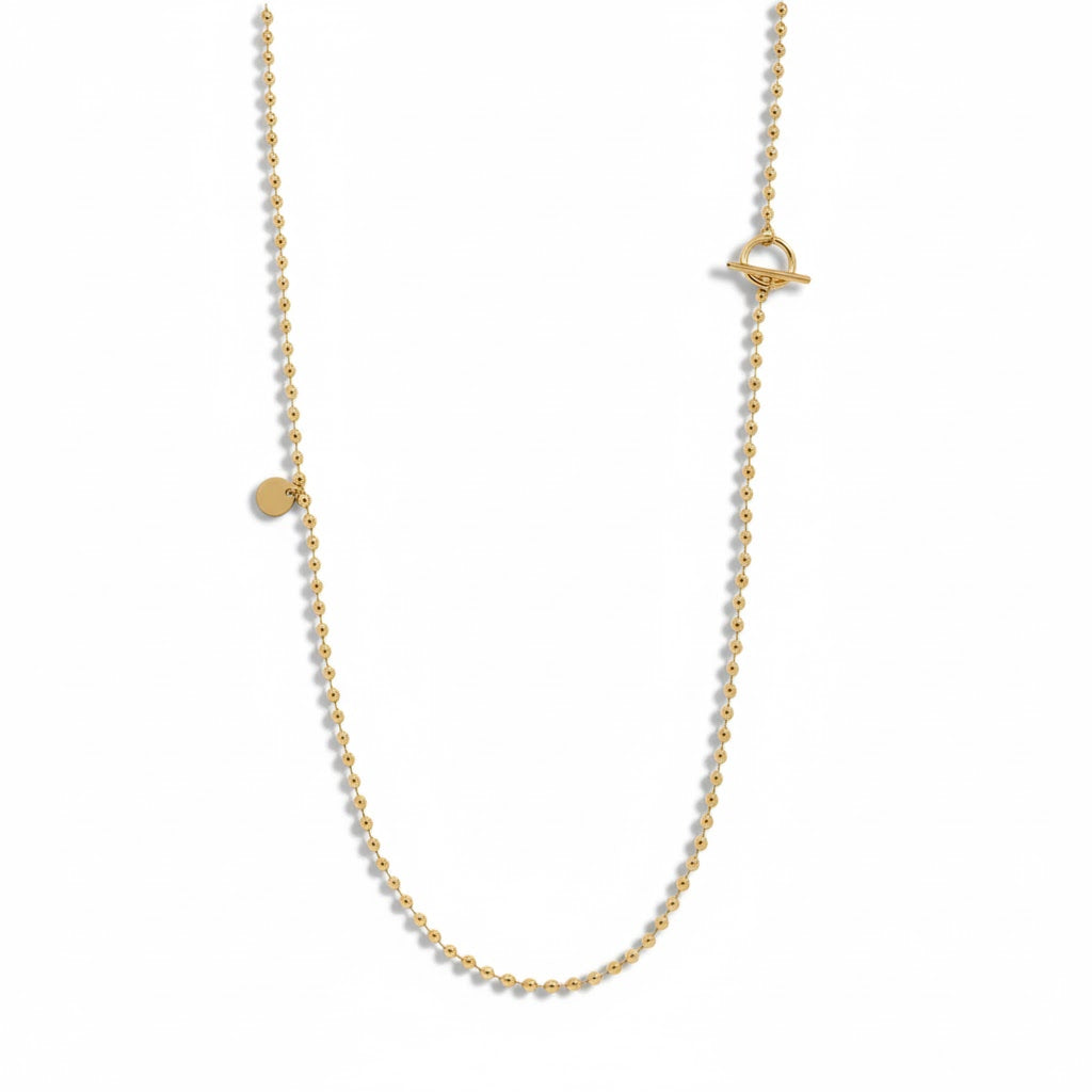 Colar Elise c/ Bolinhas Dourado