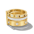 Anel Triplo Roma Dourado
