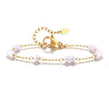 Pulseira de Pérolas Delicada