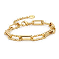 Pulseira De Corrente Robusta Dourada